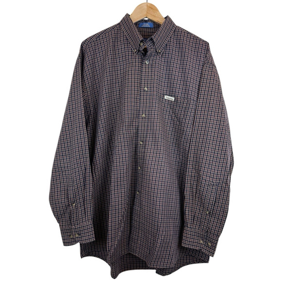Pendleton Shirt Men's Long Sleeve Size L 100% Cotton Plaid Button Down Vintage - Picture 1 of 5